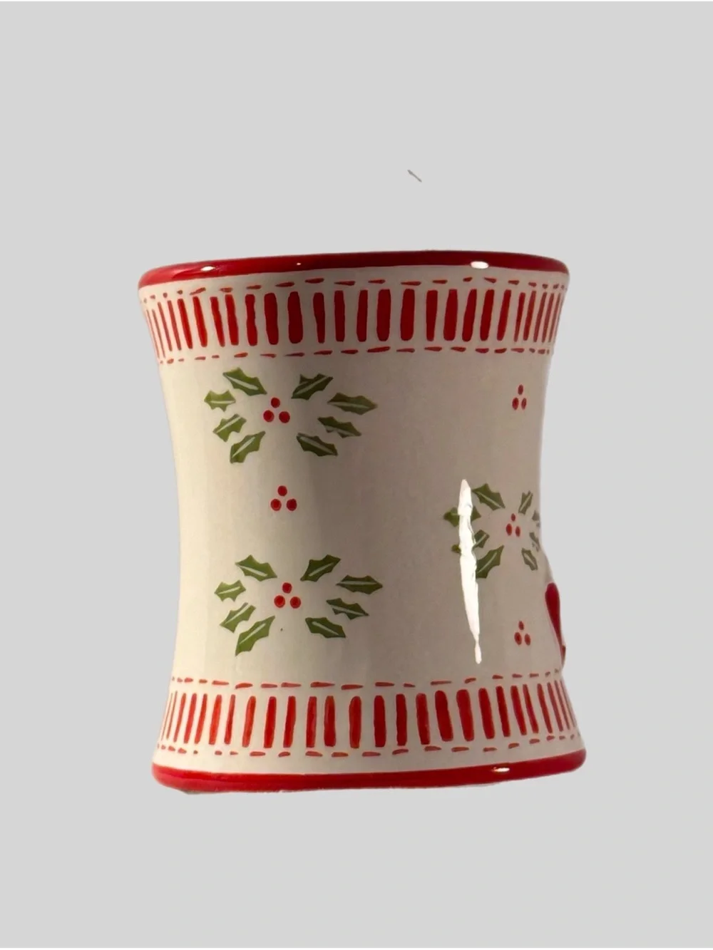 Temp-Tations by Tara Peppermint Angel Mug Ceramic 12oz Christmas Coffee Cup EUC